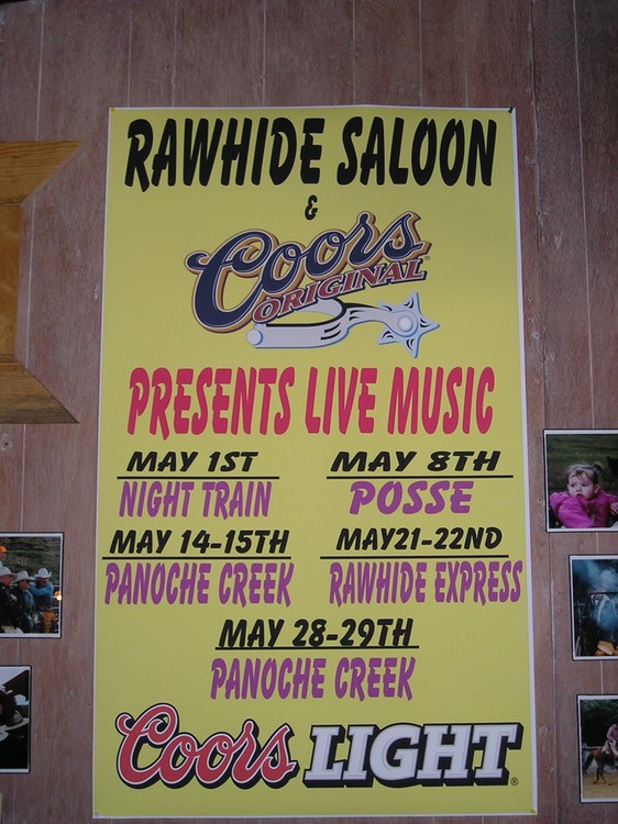 Rawhide Panoche Creek Sign
